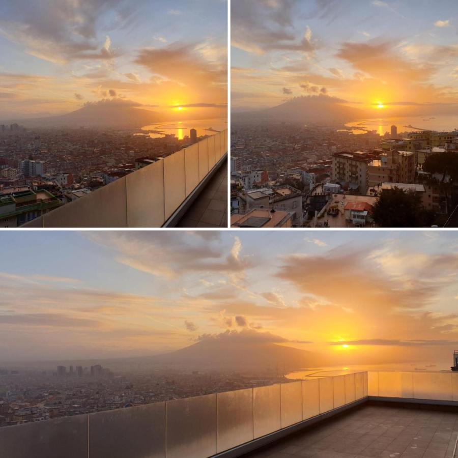 Terrazza Manù - loft suspended over the city-Vomero Naples Extérieur photo