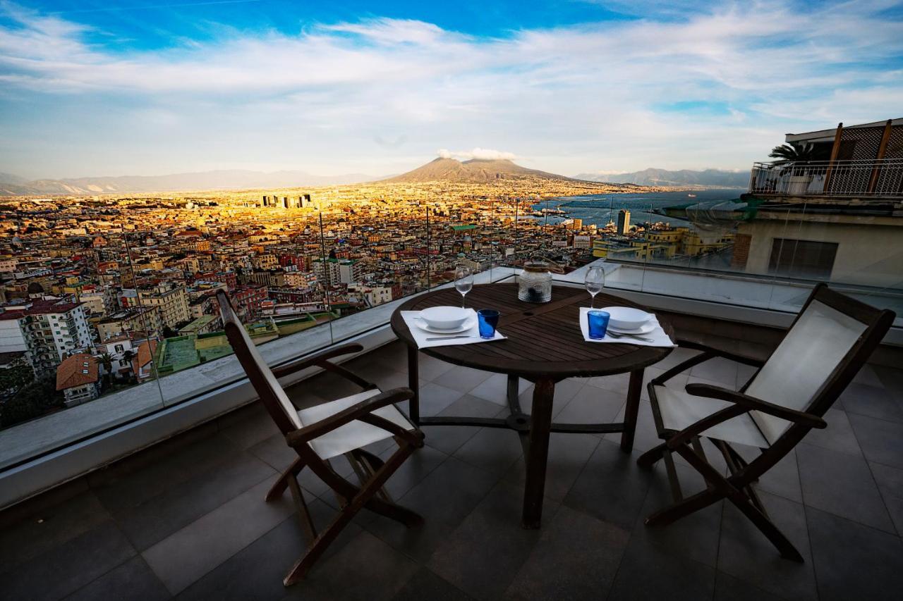 Terrazza Manù - loft suspended over the city-Vomero Naples Extérieur photo
