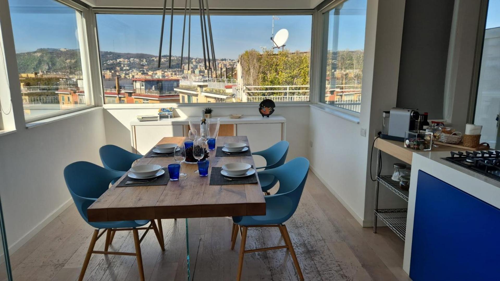 Terrazza Manù - loft suspended over the city-Vomero Naples Extérieur photo