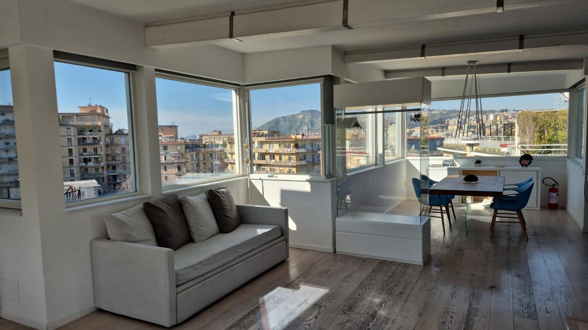 Terrazza Manù - loft suspended over the city-Vomero Naples Extérieur photo