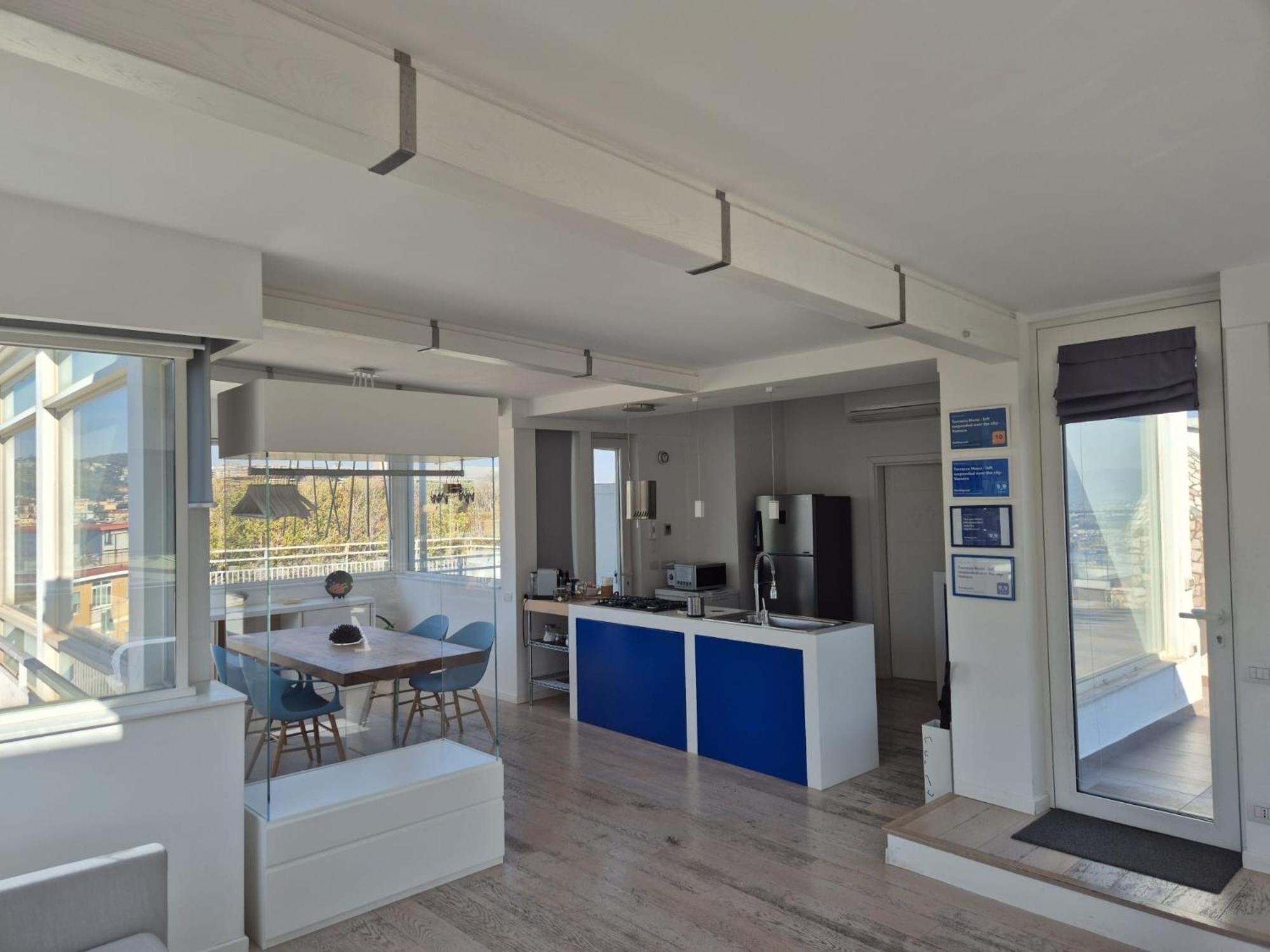 Terrazza Manù - loft suspended over the city-Vomero Naples Extérieur photo