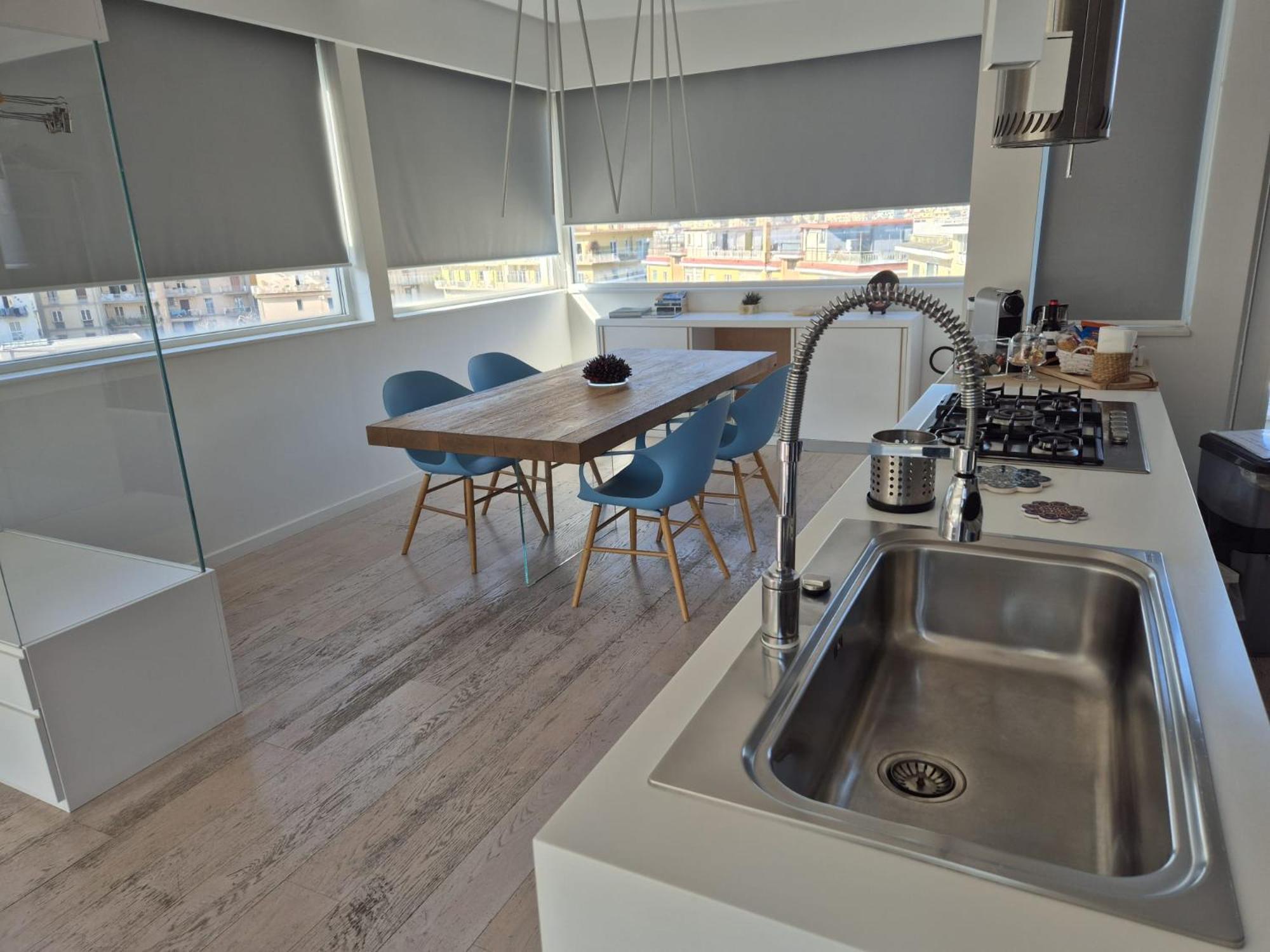 Terrazza Manù - loft suspended over the city-Vomero Naples Extérieur photo