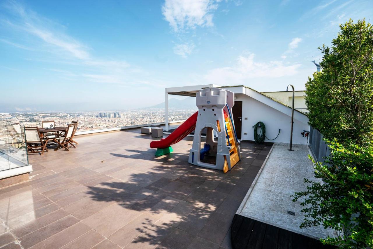 Terrazza Manù - loft suspended over the city-Vomero Naples Extérieur photo