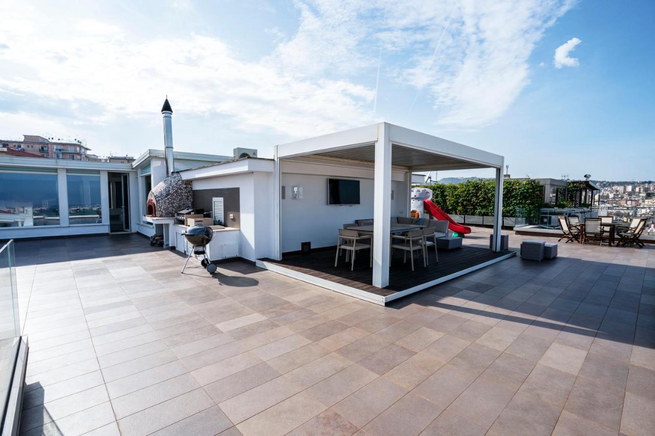 Terrazza Manù - loft suspended over the city-Vomero Naples Extérieur photo